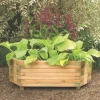 Forest Richmond Rectangular Planter Natural Wood 1000 X 500 X 360mm 1 Forest Richmond Rectangular Planter Natural Wood 1000 X 500 X 360mm -Forest Garden Shop 5769K P