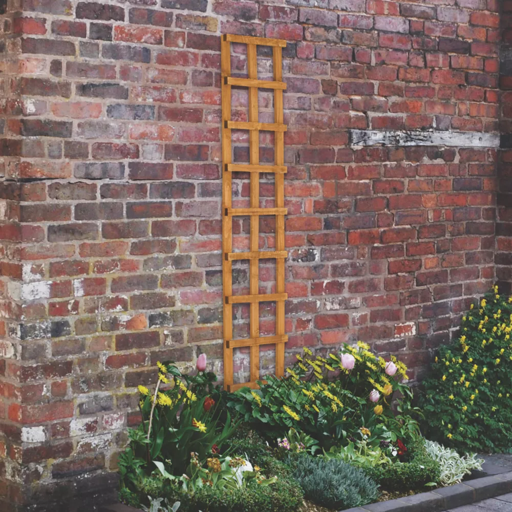 Forest Softwood Tall Rectangular Trellis X 10 Pack 4 Forest Softwood Tall Rectangular Trellis X 10 Pack - Image 2