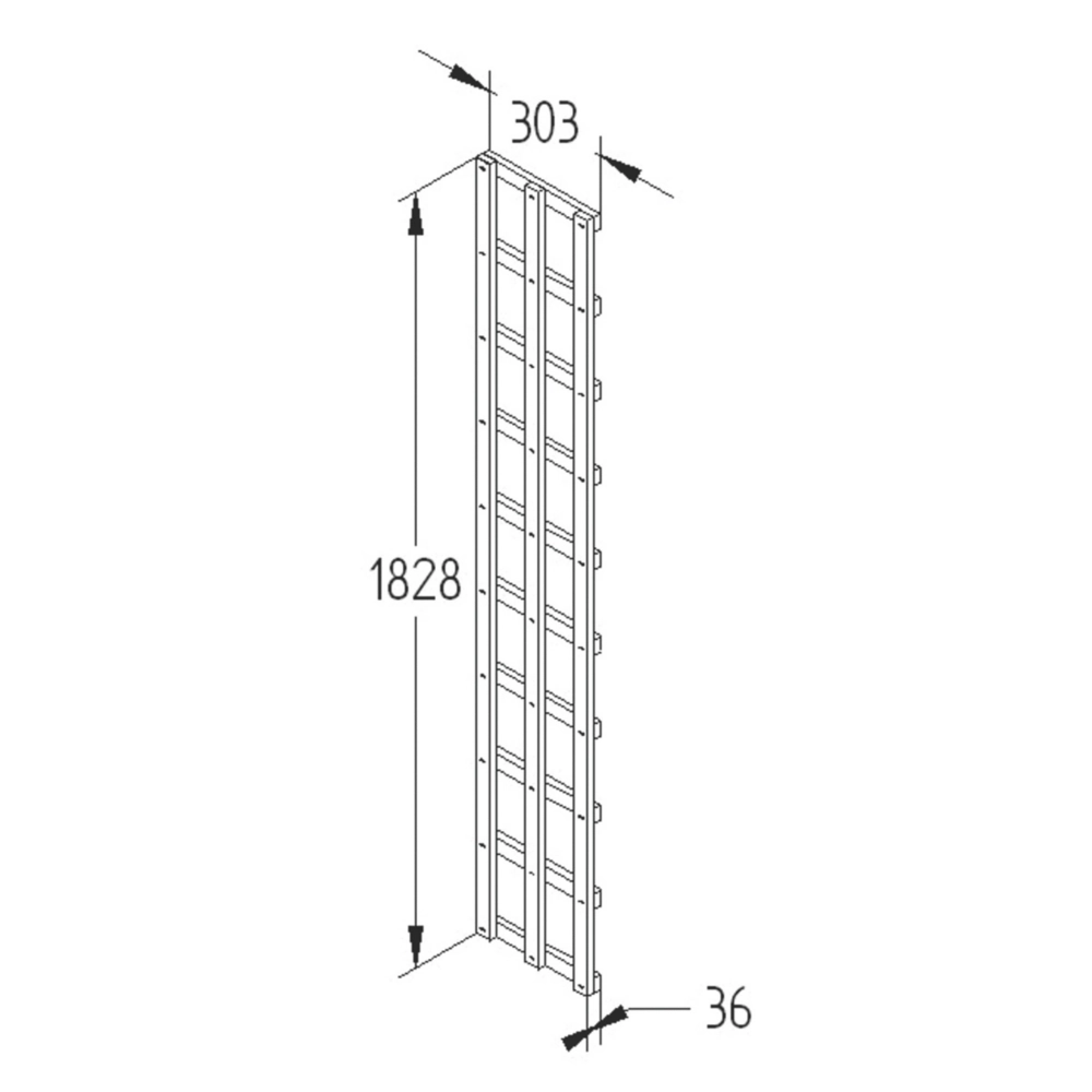 Forest Softwood Tall Rectangular Trellis X 10 Pack 7 Forest Softwood Tall Rectangular Trellis X 10 Pack - Image 5