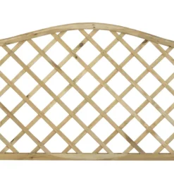 Forest Hamburg Lattice Curved Top Garden Screens 6 X 3&apos; 6 Pack
