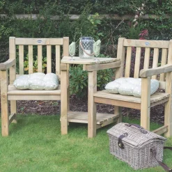 Forest Harvington Garden Love Seat Mixed Softwood 1.67 X 0.72 X 0.9m -Forest Garden Shop 5943X A1