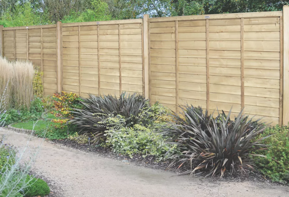 Forest Super Lap Fence Panels Natural Timber 6 X 5' Pack Of 3 3 Forest Super Lap Fence Panels Natural Timber 6 X 5' Pack Of 3