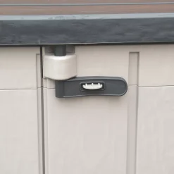 Forest 1200Ltr 5&apos; X 2&apos; 6" (Nominal) Plastic Patio Box Taupe Grey -Forest Garden Shop 639JG A5