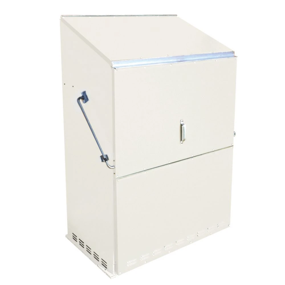 Trimetals 247 5' X 2' 6" (Nominal) Metal Gas Cylinder Storage With Base Buttermilk Cream 3 Trimetals 247 5' X 2' 6" (Nominal) Metal Gas Cylinder Storage With Base Buttermilk Cream