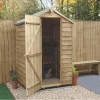 Forest 4&apos; X 3&apos; (Nominal) Apex Overlap Timber Shed With Base & Assembly -Forest Garden Shop 661JR P