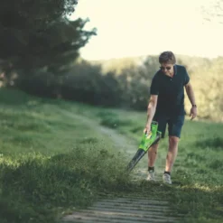 Greenworks GWG40AB 40V Li-Ion Cordless Axial Blower - Bare -Forest Garden Shop 695KT A2