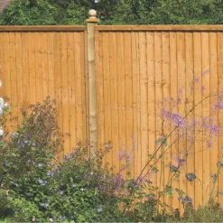 Forest Closeboard Fence Panels Golden Brown 6 X 5&apos; Pack Of 3 -Forest Garden Shop 6984X A2