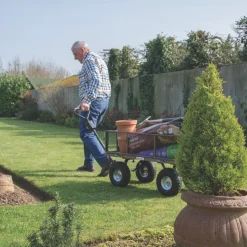 The Handy THGT Garden Trolley Small 109 X 50 X 25cm -Forest Garden Shop 7098D A2