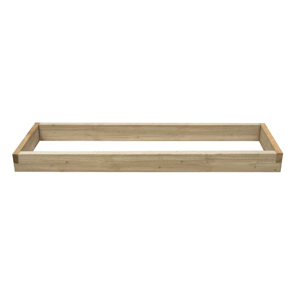 Forest Rectangular Raised Bed Natural Timber 1800 X 450 X 140mm 7 Forest Rectangular Raised Bed Natural Timber 1800 X 450 X 140mm - Image 5