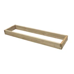 Forest Rectangular Raised Bed Natural Timber 1800 X 450 X 140mm 14 Forest Rectangular Raised Bed Natural Timber 1800 X 450 X 140mm -Forest Garden Shop 709KT A5