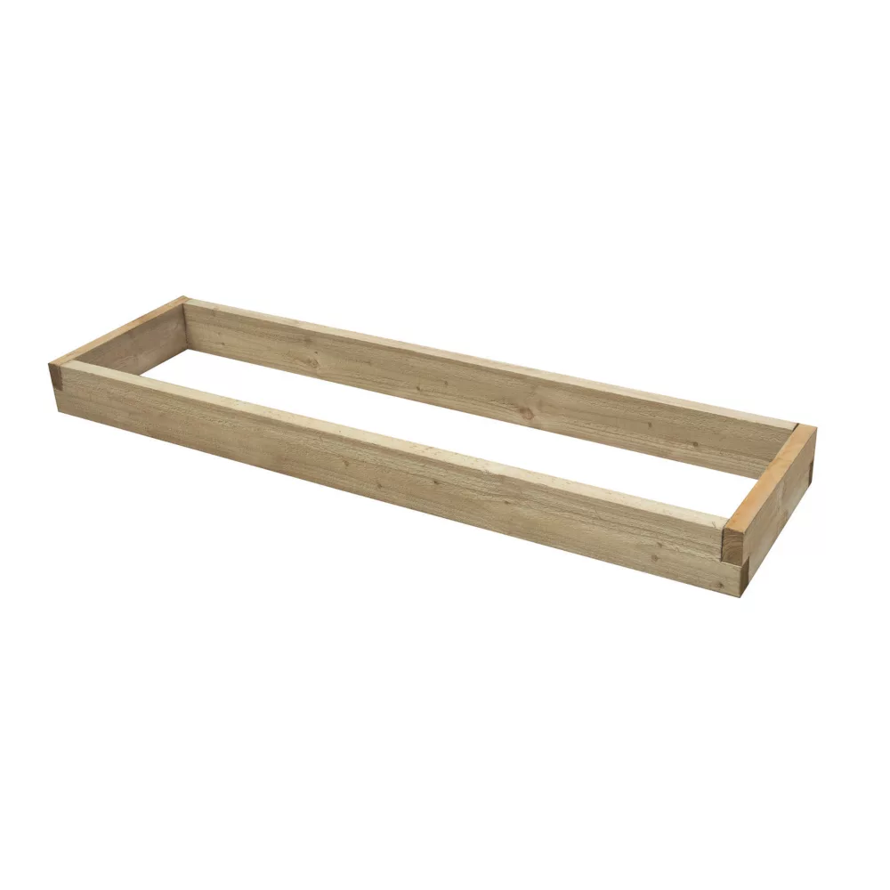 Forest Rectangular Raised Bed Natural Timber 1800 X 450 X 140mm 8 Forest Rectangular Raised Bed Natural Timber 1800 X 450 X 140mm - Image 6