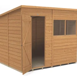 Forest 8&apos; X 6&apos; (Nominal) Pent Overlap Timber Shed -Forest Garden Shop 713JR A2