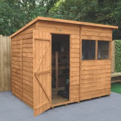 Forest 8' X 6' (Nominal) Pent Overlap Timber Shed