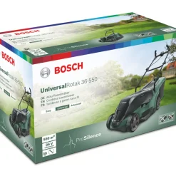 Bosch UniversalRotak 36-550 36V 1 X 4.0Ah Li-Ion Brushless Cordless 36cm Lawn Mower -Forest Garden Shop 727PR A5