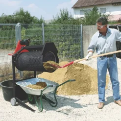 Scheppach RS400 Automatic Rotary Soil Sieve -Forest Garden Shop 7330K A3