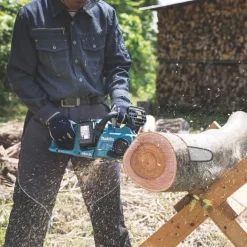 Makita DUC353Z 36V Li-Ion LXT Brushless Cordless 35cm Chainsaw - Bare -Forest Garden Shop 7377X A5