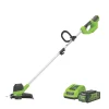 Greenworks GWG40LTK2 GWG40LTK2 40V 1 X 2.0Ah Li-Ion Cordless Line Trimmer -Forest Garden Shop 757KT P