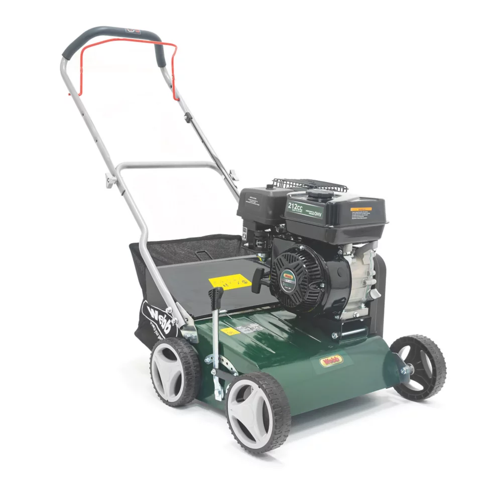 Webb WEPS400 212cc 40cm Petrol Lawn Scarifier & Raker 3 Webb WEPS400 212cc 40cm Petrol Lawn Scarifier & Raker