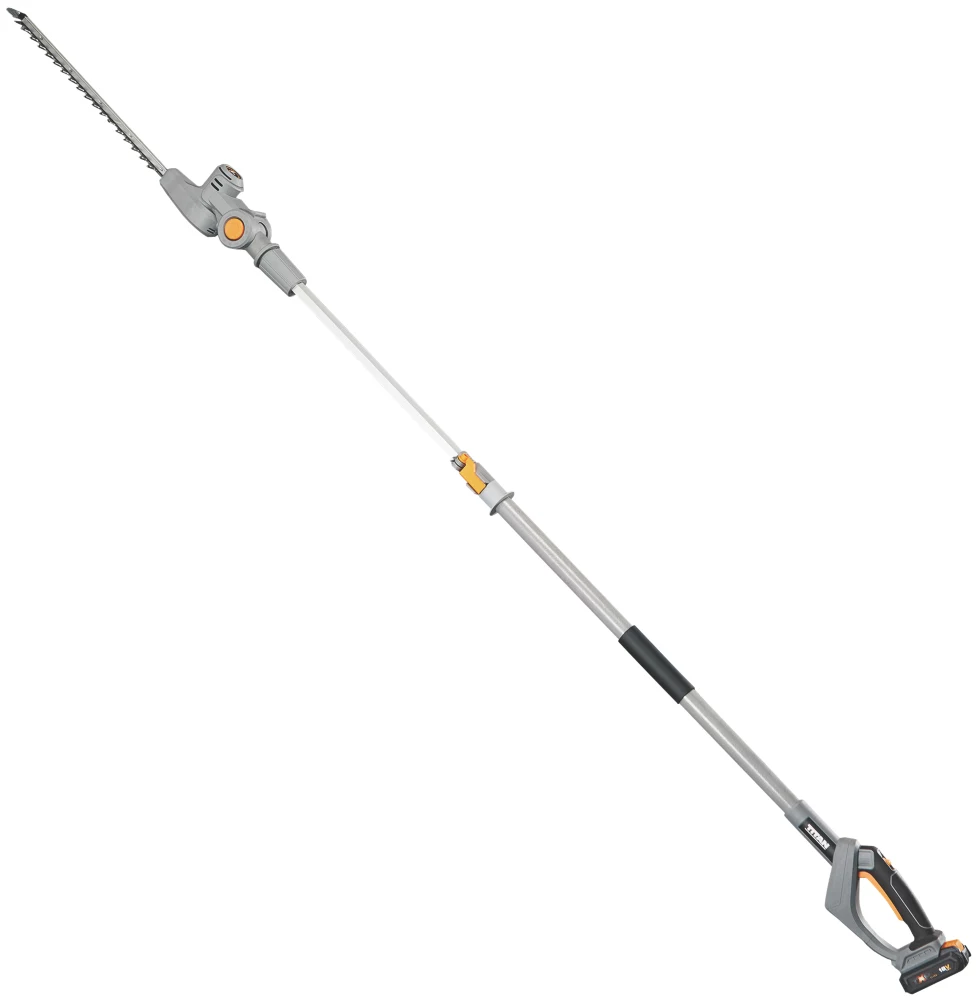 Titan TTT831HDC 18V 1 X 5.0Ah Li-Ion TXP Cordless 2-in-1 Hedge Trimmer & Pole Saw 4 Titan TTT831HDC 18V 1 X 5.0Ah Li-Ion TXP Cordless 2-in-1 Hedge Trimmer & Pole Saw - Image 2