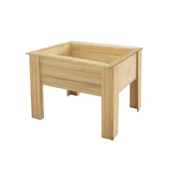 Forest Rectangular Garden Planter Natural Timber 1000 X 700 X 700mm -Forest Garden Shop 795KT A2