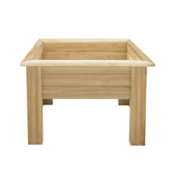 Forest Rectangular Garden Planter Natural Timber 1000 X 700 X 700mm -Forest Garden Shop 795KT A3