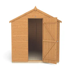 Forest Delamere 6&apos; X 7&apos; 6" (Nominal) Apex Shiplap T&G Timber Shed -Forest Garden Shop 810JR A3