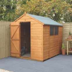 Forest Delamere 6' X 7' 6" (Nominal) Apex Shiplap T&G Timber Shed
