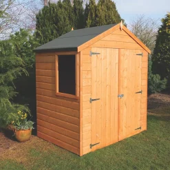 Shire 6&apos; X 4&apos; (Nominal) Apex Shiplap T&G Timber Shed