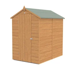 Forest Delamere 4&apos; X 6&apos; (Nominal) Apex Shiplap T&G Timber Shed -Forest Garden Shop 834KT A2