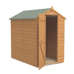 Forest Delamere 4&apos; X 6&apos; (Nominal) Apex Shiplap T&G Timber Shed -Forest Garden Shop 834KT A3