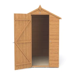 Forest Delamere 4&apos; X 6&apos; (Nominal) Apex Shiplap T&G Timber Shed -Forest Garden Shop 834KT A4
