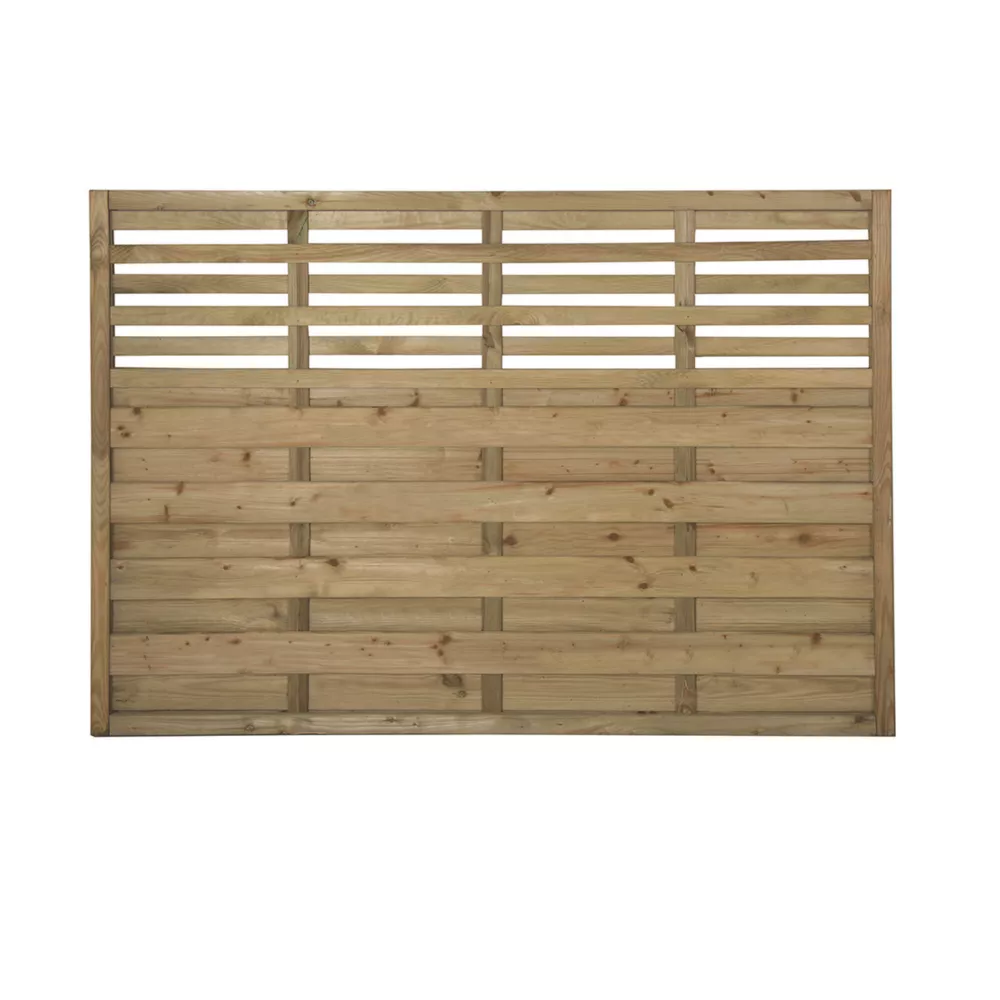 Forest Kyoto Slatted Top Fence Panels Natural Timber 6 X 4' Pack Of 4 3 Forest Kyoto Slatted Top Fence Panels Natural Timber 6 X 4' Pack Of 4