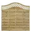 Forest Prague Lattice Curved Top Fence Panels Natural Timber 6 X 6' Pack Of 10 2 Forest Prague Lattice Curved Top Fence Panels Natural Timber 6 X 6' Pack Of 10 -Forest Garden Shop 84658 P