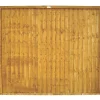 Forest Closeboard Fence Panels Golden Brown 6 X 5&apos; Pack Of 9 -Forest Garden Shop 8670X P