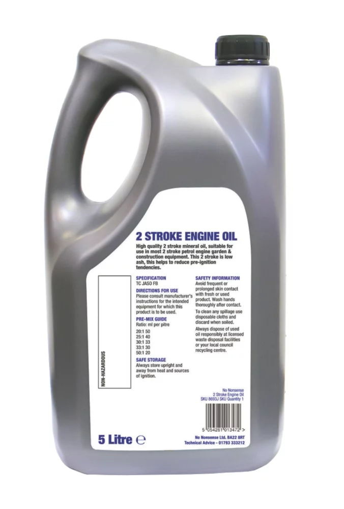 No Nonsense HP-135SF 2-Stroke Oil 5Ltr 4 No Nonsense HP-135SF 2-Stroke Oil 5Ltr - Image 2