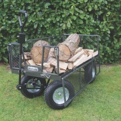 The Handy Large Garden Trolley 1400 X 640 X 650mm -Forest Garden Shop 8750D A4
