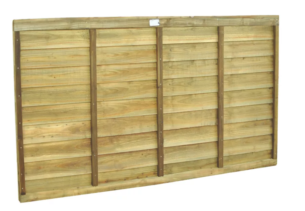 Forest Super Lap Fence Panels Natural Timber 6 X 4' Pack Of 7 3 Forest Super Lap Fence Panels Natural Timber 6 X 4' Pack Of 7