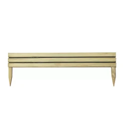 Forest Slatted Border Edging Smooth-Planed 1.2m 3 Pack -Forest Garden Shop 893KT A2