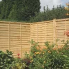 Rowlinson Traditional Lap Lap Fence Panels Natural Timber 1.8 X 1.5m Pack Of 3 -Forest Garden Shop 894PP P