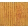 Forest Feather Edge Fence Panels Golden Brown 6 X 3&apos; Pack Of 4 -Forest Garden Shop 9002K P
