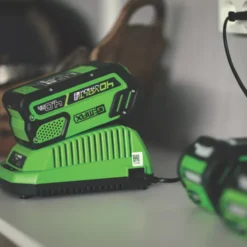 Greenworks GWG40UC4 40V Li-Ion Fast Charger -Forest Garden Shop 909HT A3