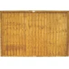 Forest Closeboard Fence Panels Golden Brown 6 X 4&apos; Pack Of 10 -Forest Garden Shop 9119X P
