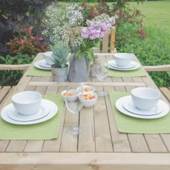 Forest Rosedene Garden Table 1600 X 900 X 760mm -Forest Garden Shop 9232X A3