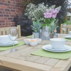 Forest Rosedene Garden Table 1600 X 900 X 760mm -Forest Garden Shop 9232X A4