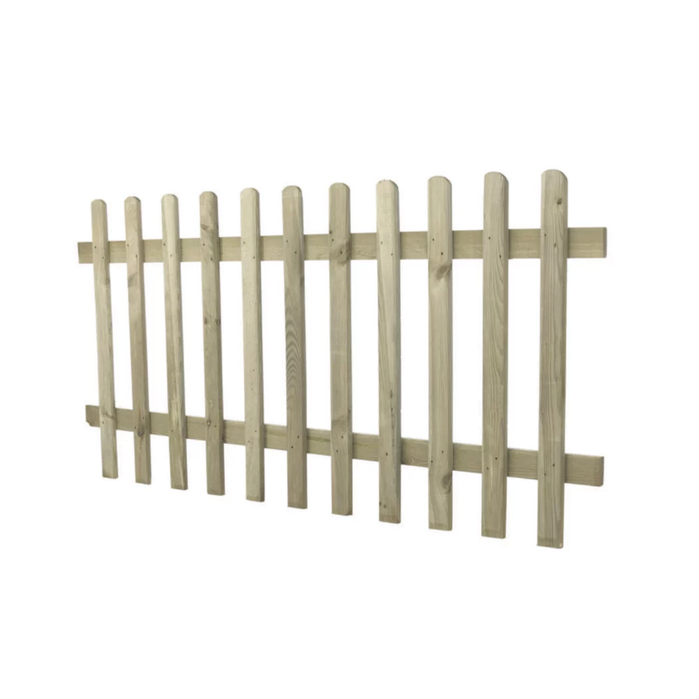 Forest Ultima Picket Fence Panel Natural Timber X Pack Of 3 5 Forest Ultima Picket Fence Panel Natural Timber X Pack Of 3 - Image 3