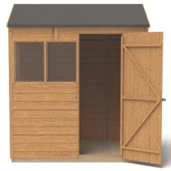 Forest 6' X 4' (Nominal) Reverse Apex Overlap Timber Shed 13 Forest 6' X 4' (Nominal) Reverse Apex Overlap Timber Shed -Forest Garden Shop 940JR A3