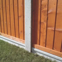 Forest Slotted Intermediate Fence Posts 106 X 84mm X 2.36m 4 Pack -Forest Garden Shop 9471K A1