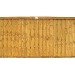 Forest Closeboard Fence Panels Golden Brown 6 X 3&apos; Pack Of 6