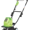 Greenworks GWG40TL 25cm 40V Li-Ion Cordless Cultivator - Bare -Forest Garden Shop 950KT P