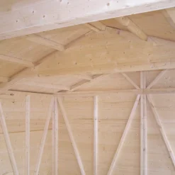 Shire 15&apos; X 10&apos; 6" (Nominal) Apex Tongue & Groove Timber Workshop With Assembly -Forest Garden Shop 95768 A2